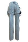 Cargo Shorts With Snap Off Pant Legs - Denim Jeans