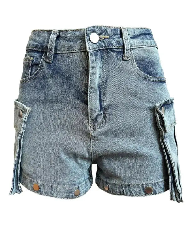 Cargo Shorts With Snap Off Pant Legs - Denim Jeans