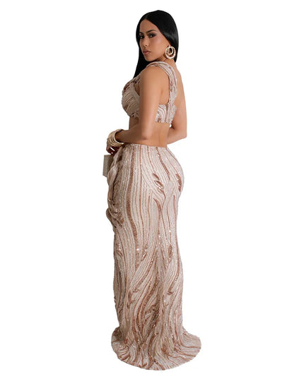 Starlight Siren Sequin Skirt Set