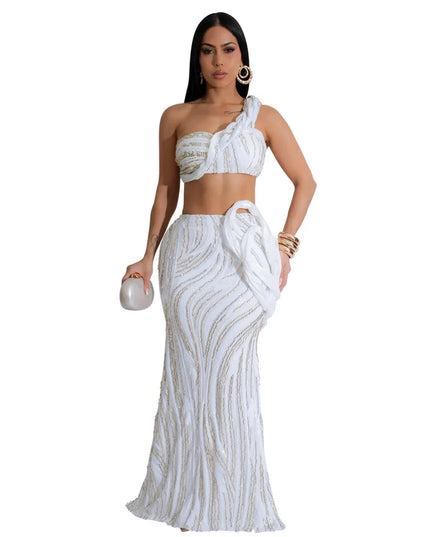 Starlight Siren Sequin Skirt Set