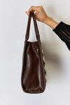 David Jones Argyle Pattern PU Leather Handbag - Handbags