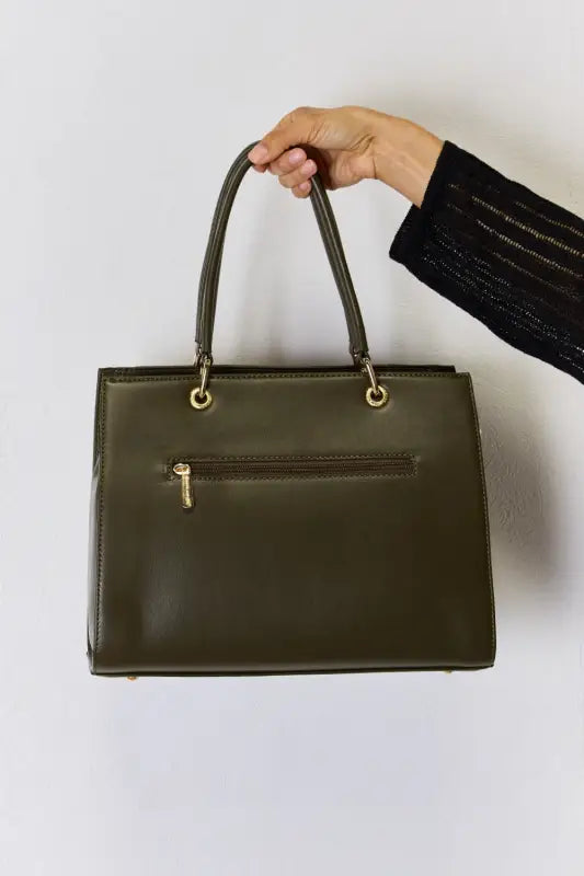David Jones Texture PU Leather Handbag - Handbags