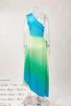 Embracing All Of Me One-Shoulder Gradient Maxi Dress