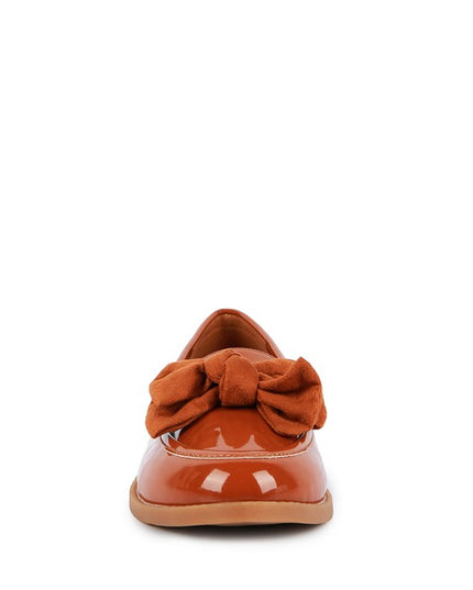 BOWBERRY BOW-TIE PATENT LOAFERS