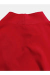 Frill Tie Neck Three-Quarter Sleeve Dress - Mini Dresses