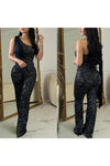Giving It To You Shimmer Sequin Jumpsuit - Jumpsuits