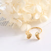 Gold-Plated Titanium Steel Butterfly Open Ring - Rings