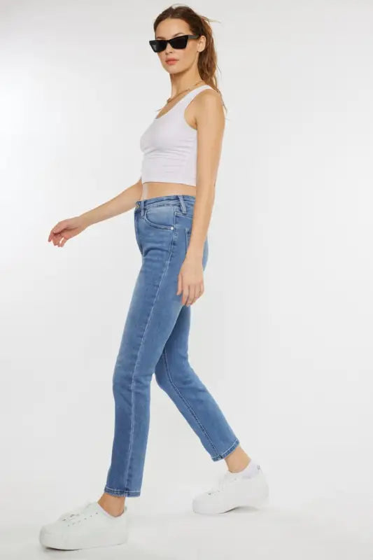 High Roller Waist Jeans (0-22W) - Denim