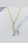 LOVE Dangle Necklace - 16 inches + 2 inch extender