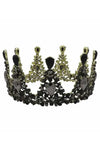 Midnight Black Rhinestone Crown - Crowns