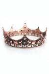Pearl Rhinestone Rustic Head Crown - Copper - Crowns
