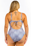 Plus Size Belted Swimsuit - One-Piece Swimsuits