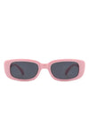 Rectangle Retro Square Vintage Fashion Sunglasses - Pink