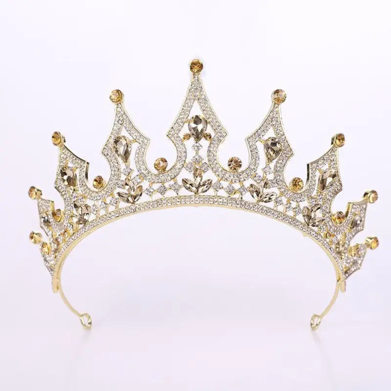 Rhinestone Jewel Crown Headband - Headbands