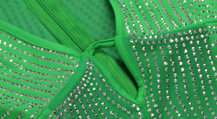 Μίνι φόρεμα από στρας με σπινθηροσύρμα 