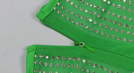 Μίνι φόρεμα από στρας με σπινθηροσύρμα 