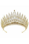 She Owns The Crown Rhinestone Headband - Gold - Headbands