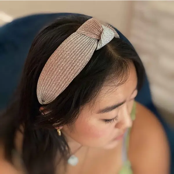 Shimmer Pleats Headband - Fabric Headbands