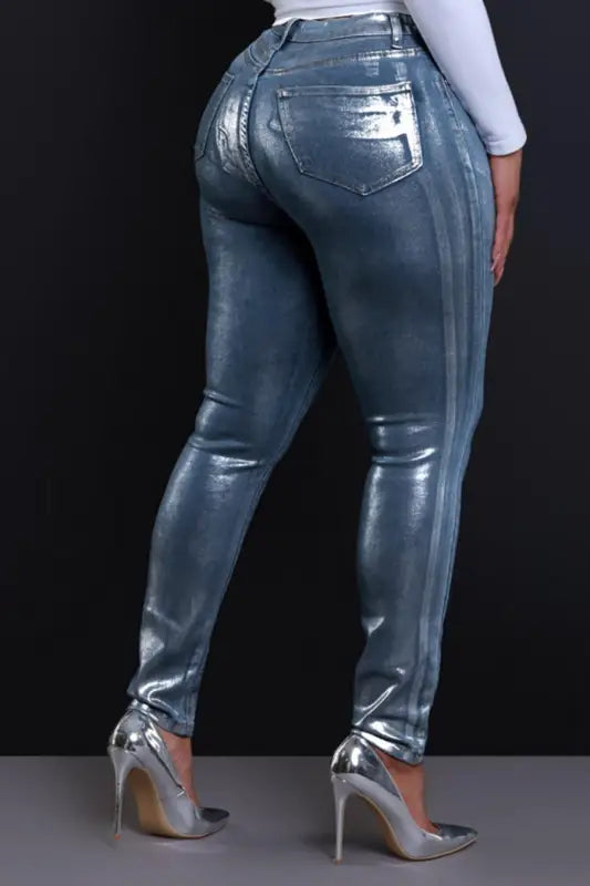 Silver Bullet Denim Skinny Pant (S-2XL) - Jeans