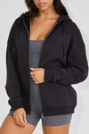 Simply Love Full Size Sun Graphic Hooded Jacket - Hoodies