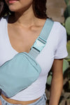 The Veronica Sling Bag - Aqua - Belt Bags