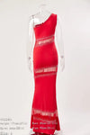 Whirlwind Rhinestone Mesh Maxi Dress (S-2XL) - Dresses