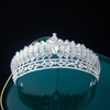 White Rhinestone Crown Headband - Headbands