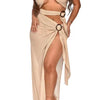 X Factor Fishnet Cut-Out Buckle Maxi Dress (S-2XL) - S